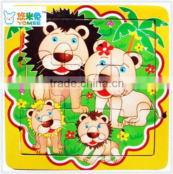 9 pieces animal jigsaw puzzle games