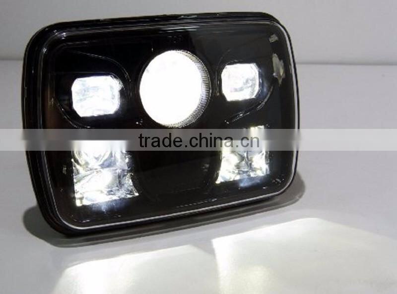 5x7 Rectangular Projector LED Headlight Sealed Beam Replacement with CRE-E Chips for truck motorcycle