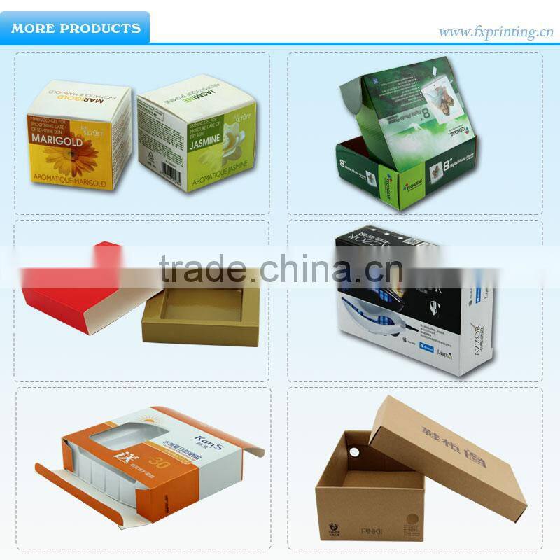 Top and Lid Cover Customized Printing Baby Craft Paper Shoe Box