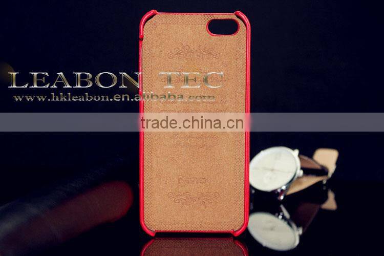 genuine leather phone case, ultra slim hard back case for iphone 5 5s, factory price