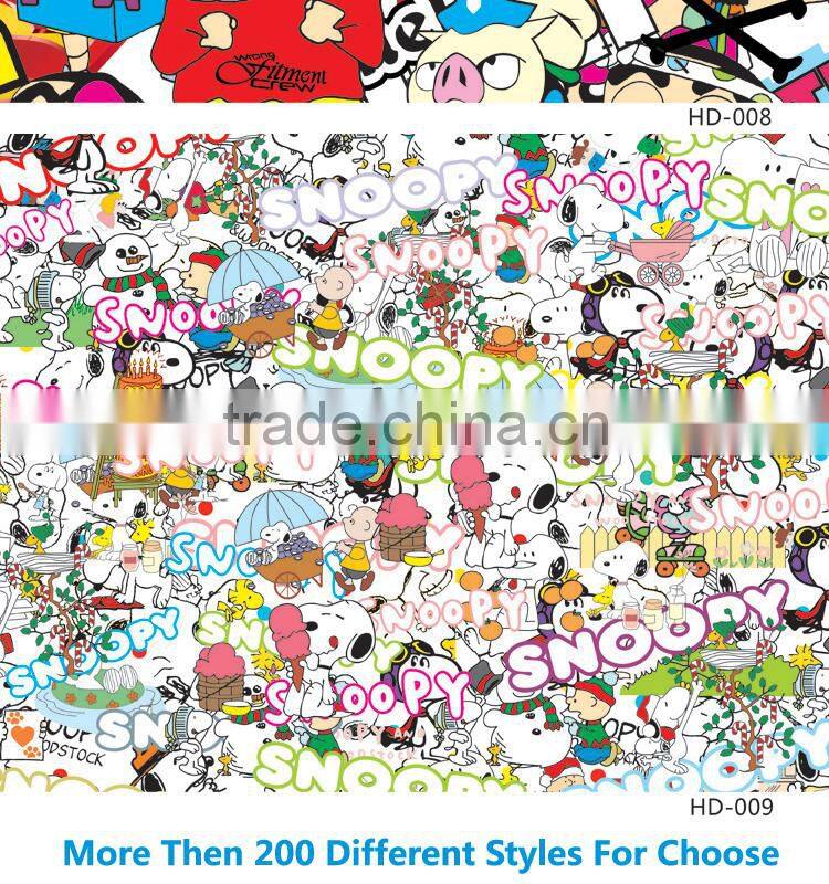 HD-004 Newest Design 1.52*30m Car Bomb Sticker Rolls For Sale