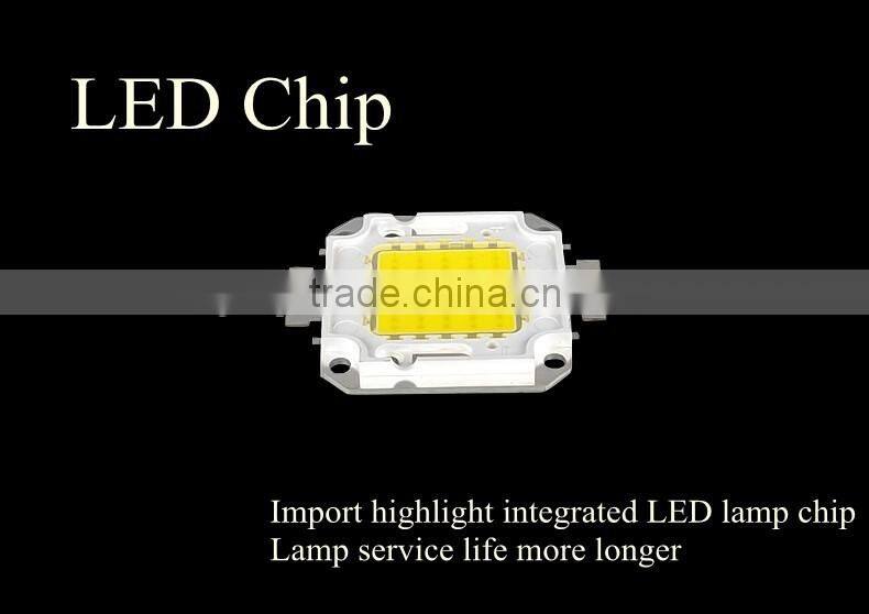 Black DC12V led floodlight 10W with CHILI45mil Chips, CE spotlight