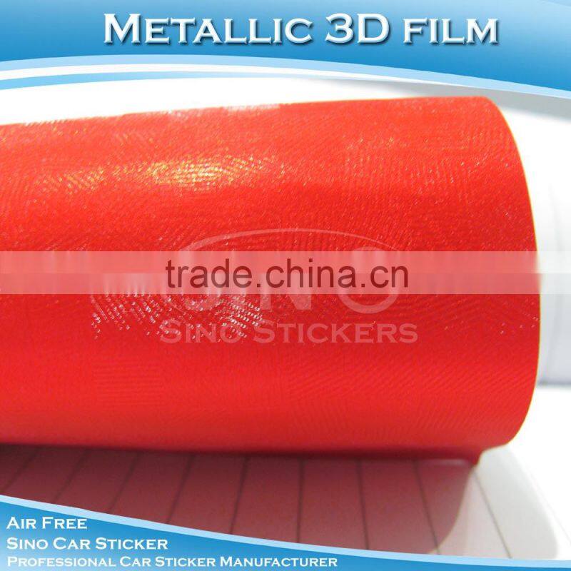 Fast Delivery Air Free Channel Metallic Chrome Blue Auto Wrap Vinyl Sticker