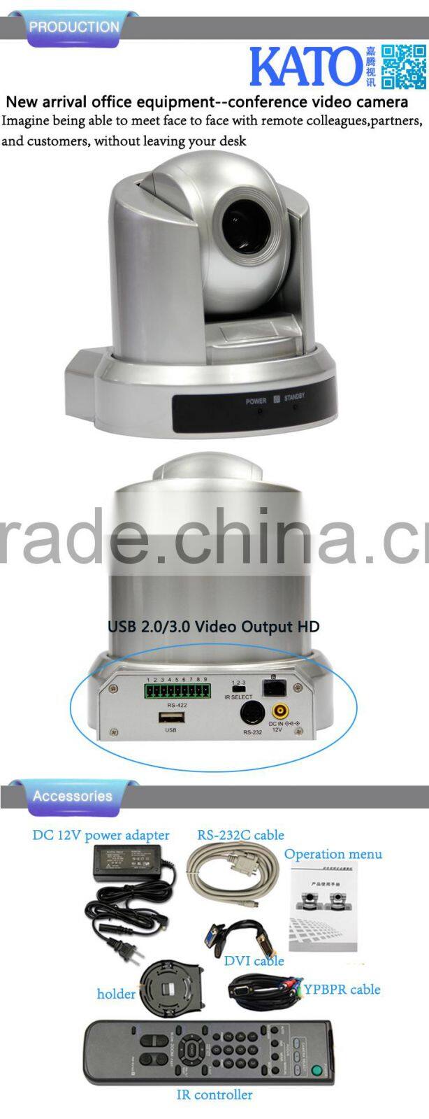 10X USB3.0 web video audio camera for teaching system