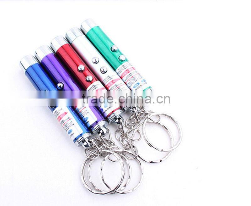 2 In1 Red Laser Pointer Pen with Blue Light Show Funny Pet stick Cat Toy