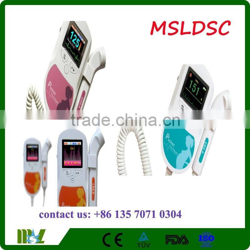 MSLDSA Affordable Baby Sound Fetal Doppler Ultrasound machine