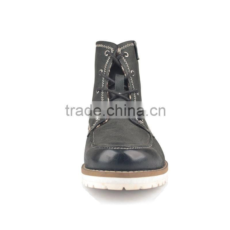 Newest comfortable booties lace up stylish shoes hot sale