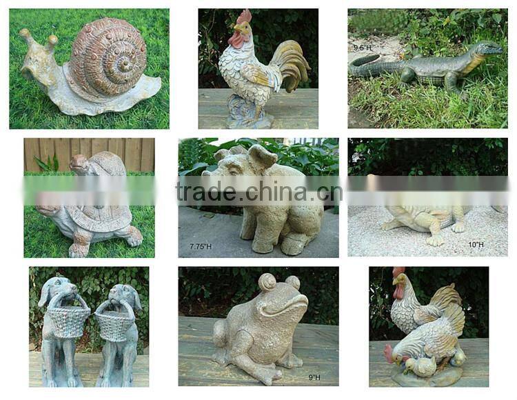 Animal ornaments garden owl sculpture for sale