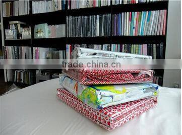 bedding sheet set mading of printed bamboo fabric