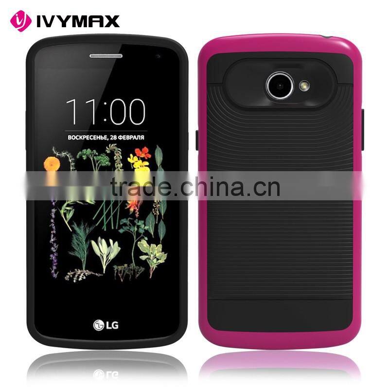 2016 innovative products caseology shockproof textured pattern grip case cover for LG K5/Q6 mobile phone accessories