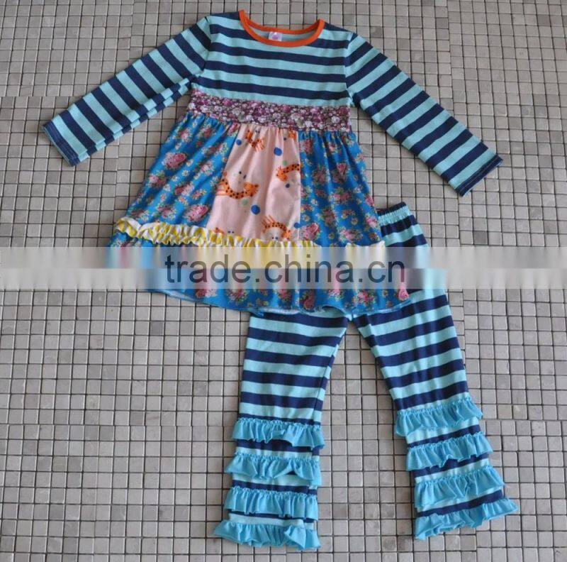 traditional holiday wholesale boutique turkey embroidery baby girl thanksgiving outfits