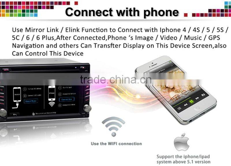 6.2'' gps/ wifi / 3g /aux good quality and hot selling car android radio