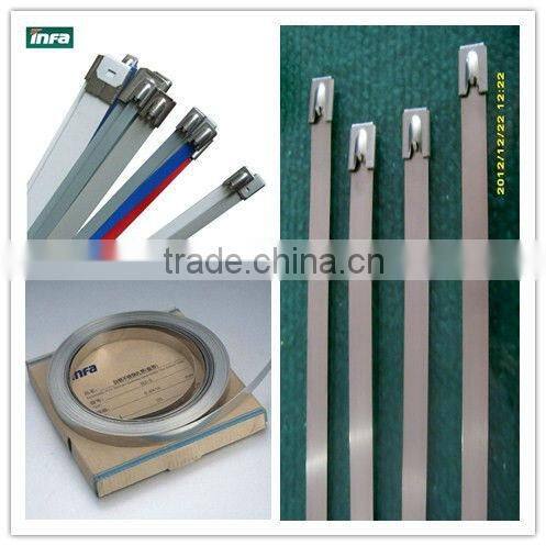 PVC Coated Stainless Steel SS316 Cable Ties