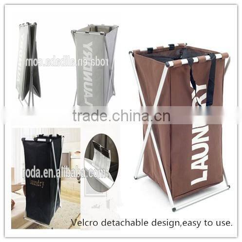 MuJi China wholesale waterproof oxford cloth laundry basket, laundry basket corner basket, dirty basket