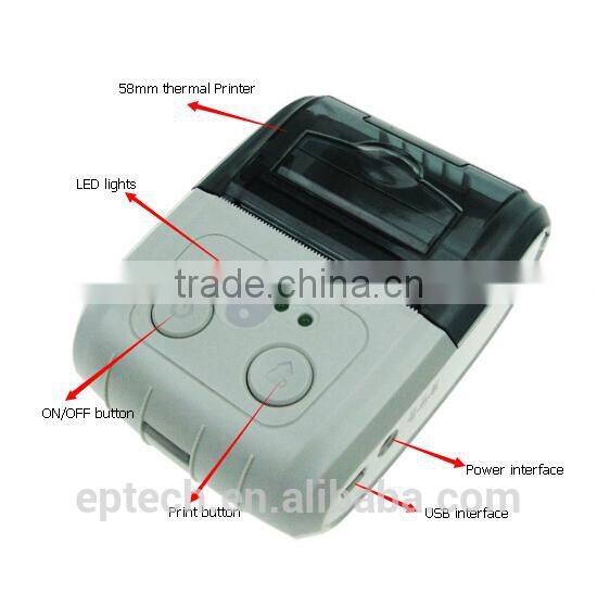 Logo Imprint printer EP MP300 removable small mobile devices receipt printer
