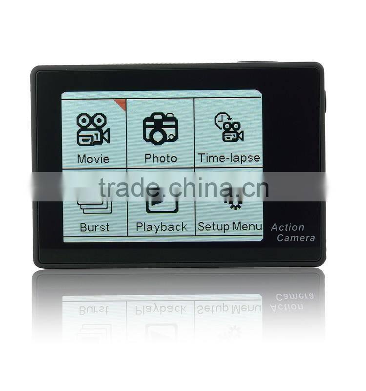 New Arrival F88 70-170 Degree Adjustable Wifi 4K Dual Display Sports Camera Mini Sport Cam