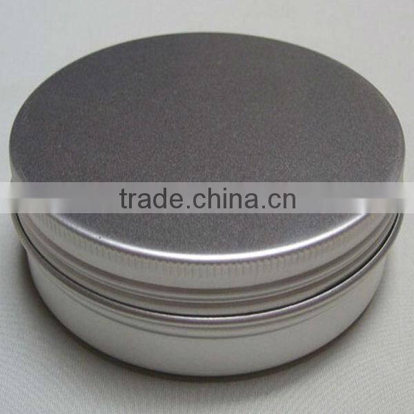 Aluminium Tin Can/round lip balm tin box