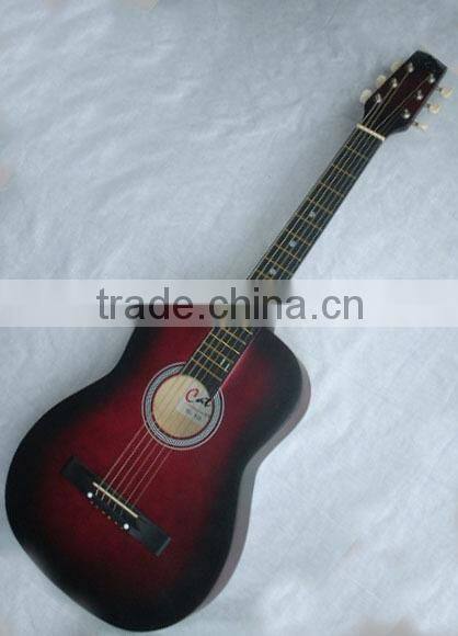 38 size pratice student cheap acoustic guitar
