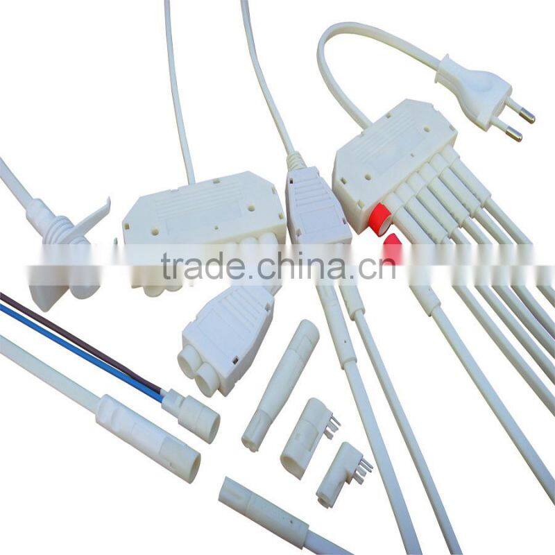 vintage pendant light 220V GU10 connectors to Fongkit high voltage 250V 7 way junction box, fast connection boxes