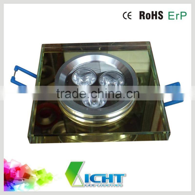 Crystal material led downlight ring LED ceiling lamp housing