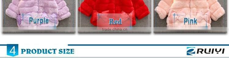 thicked pink fur hoodie jackets girls