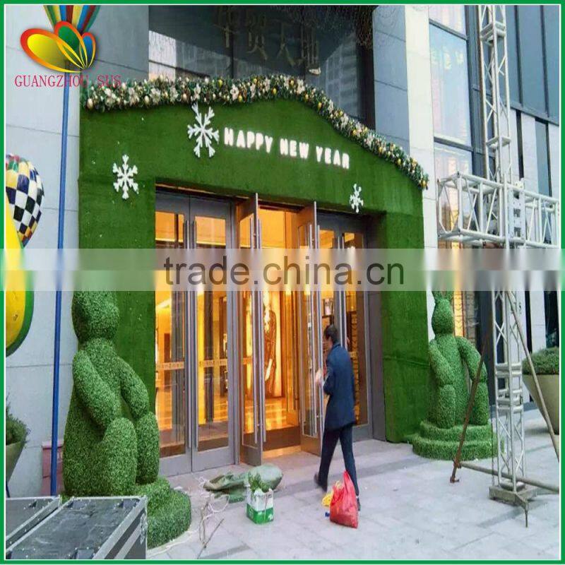 Garden decoration artificial topiary animal flocking craft animal