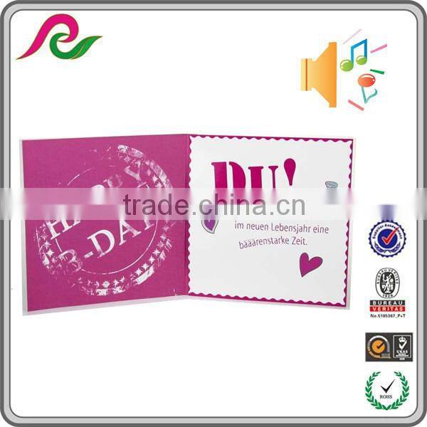 factory price playing music cards for children