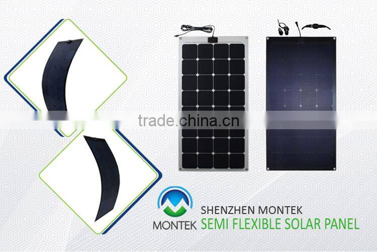Good quality original semi-flexible solar panel 12v 18w