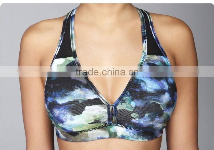 Cheap wholesale drop shipping sublimation xxx sexy sports bra
