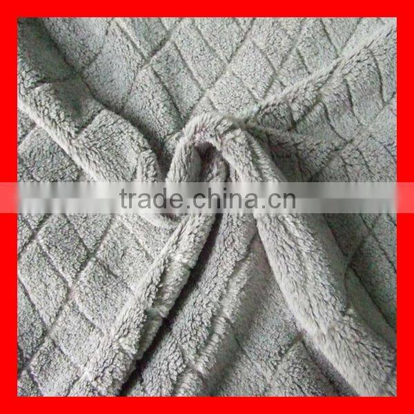 Super Soft Polyester Embossed Coral Fleece