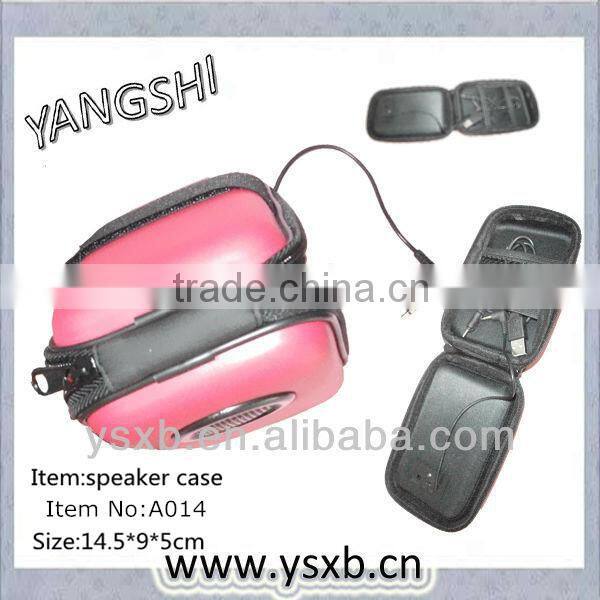custom portable speaker flight case for all types of mp3/mp4/mobile phones