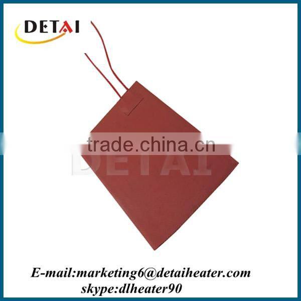 Customized electric Rubber Flexible Silicone Heater for drum