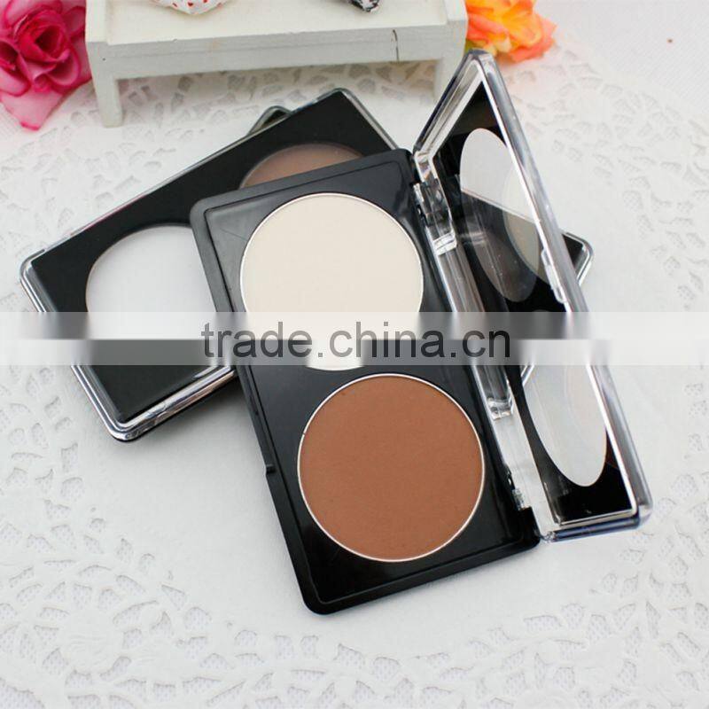 2Color Highlight Concealer Makeup Powder Palette