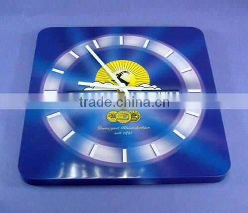 Fashionable clock tin tablet