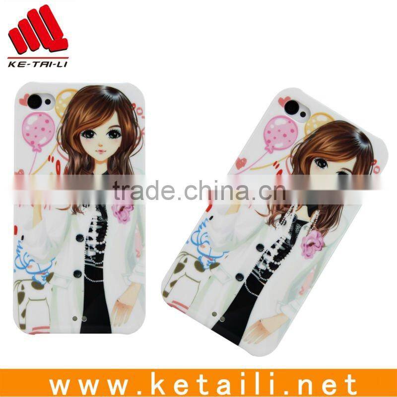 Waterproof pc case for iphone 4