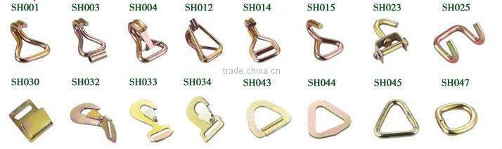 Sling heavy duty Ratchet Tie Down Strap quick release buckle truck