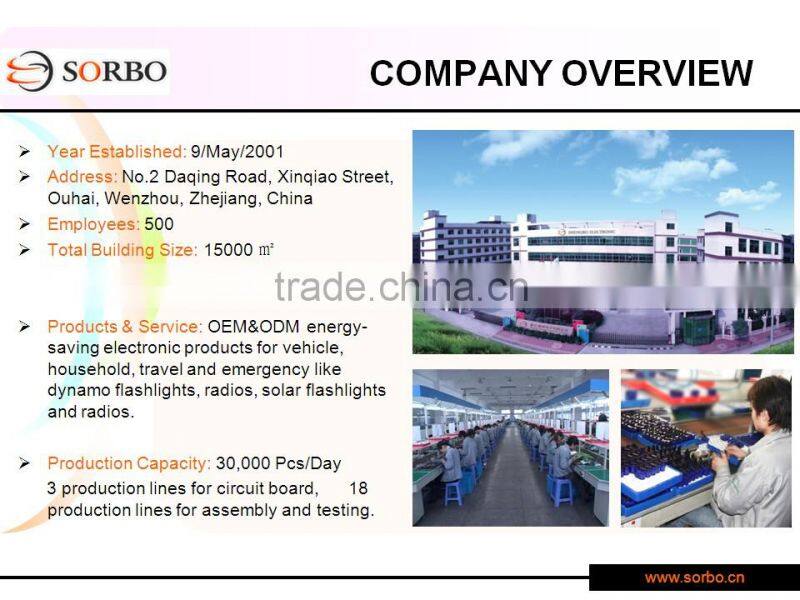 New Products 2016 Car Emergency Light with Window Breaker for Emergency