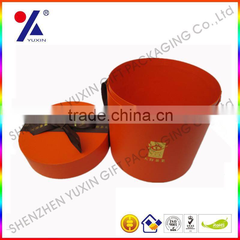 Fashion Design Tea Gift Boxes/Round Shape Board Paper Tea Gift Boxes/ Hardboard Round Shape Board Paper Tea Gift Box