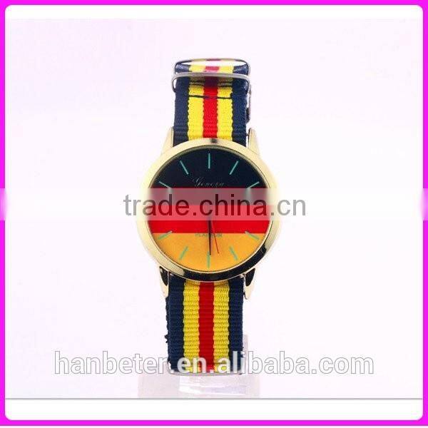 2016 brazil olympic games canvas promotion America flag watch with low price