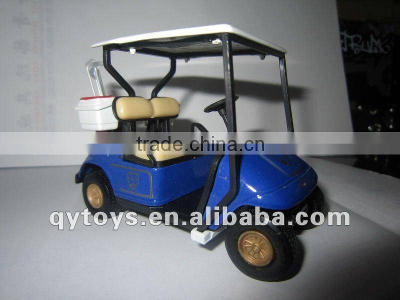6 Color Aolly return-power Golf Car Model Toy Die cast Model