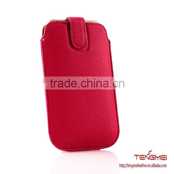 velcro vertical pouch case for iphones, popular design for phone cases