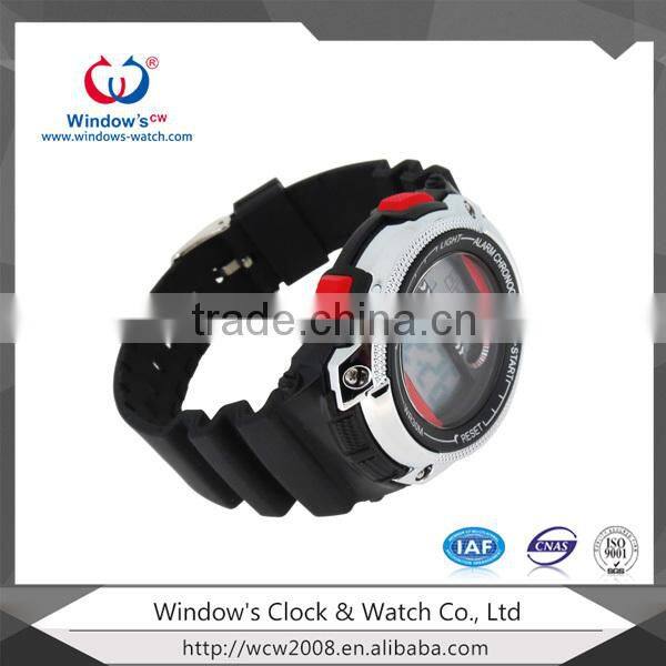 high quality multi-function silicone digital watch