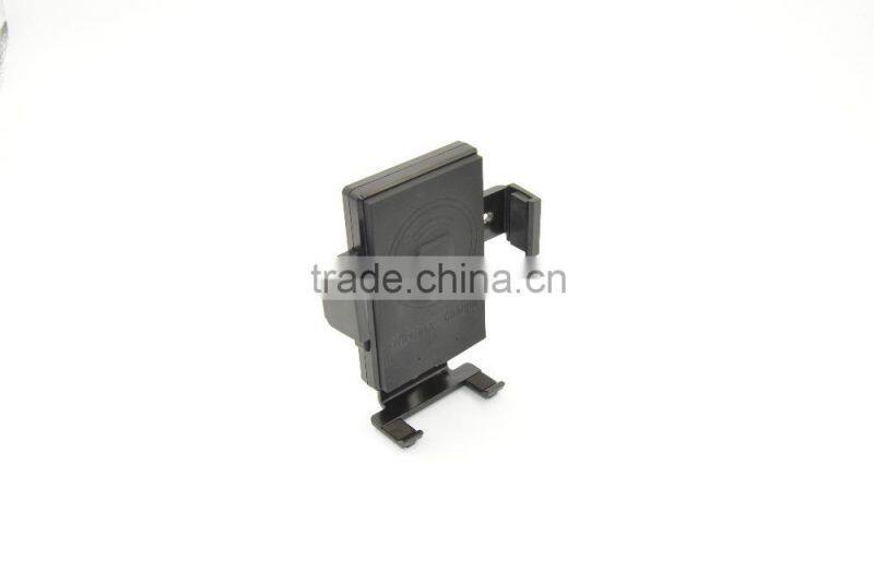 Black color Universal Qi Car Holder Wireless Charger