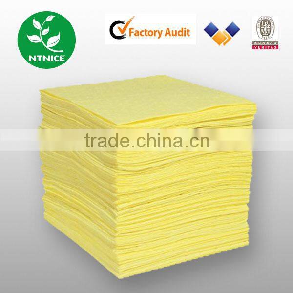Industrial Acidic liquid leaking laboratory Hazchem Chemical Spill Absorbent Mat Pads Sheet