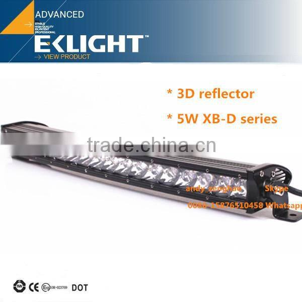 EK LIGHT - 9-60VDC High Brightness 3D reflector LED Light Bar 60W 90W 120W 150W 180W 4d led light bar