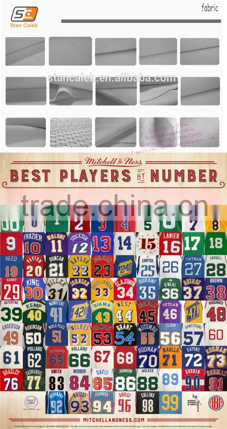 Stan Caleb Professional custom cheap Full Sublimation reversible basketball jersey/basketball uniform design