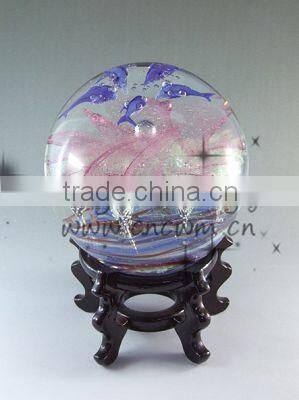 Transparent Large Decorative Crystal Balls For Feng Shui Decoration