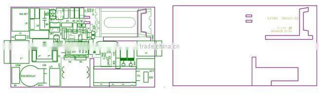 24w 42v Ultra Slim led driver external constant current led power supply