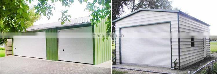 mobile steel frame cheap prefab garage for sale