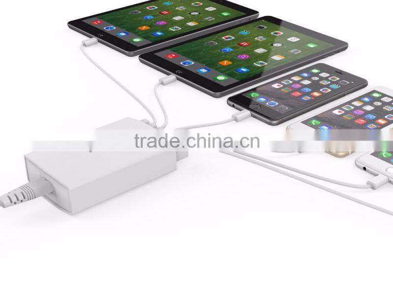 Hot selling multiport 6 port usb charger power adapter mobile charger super cool